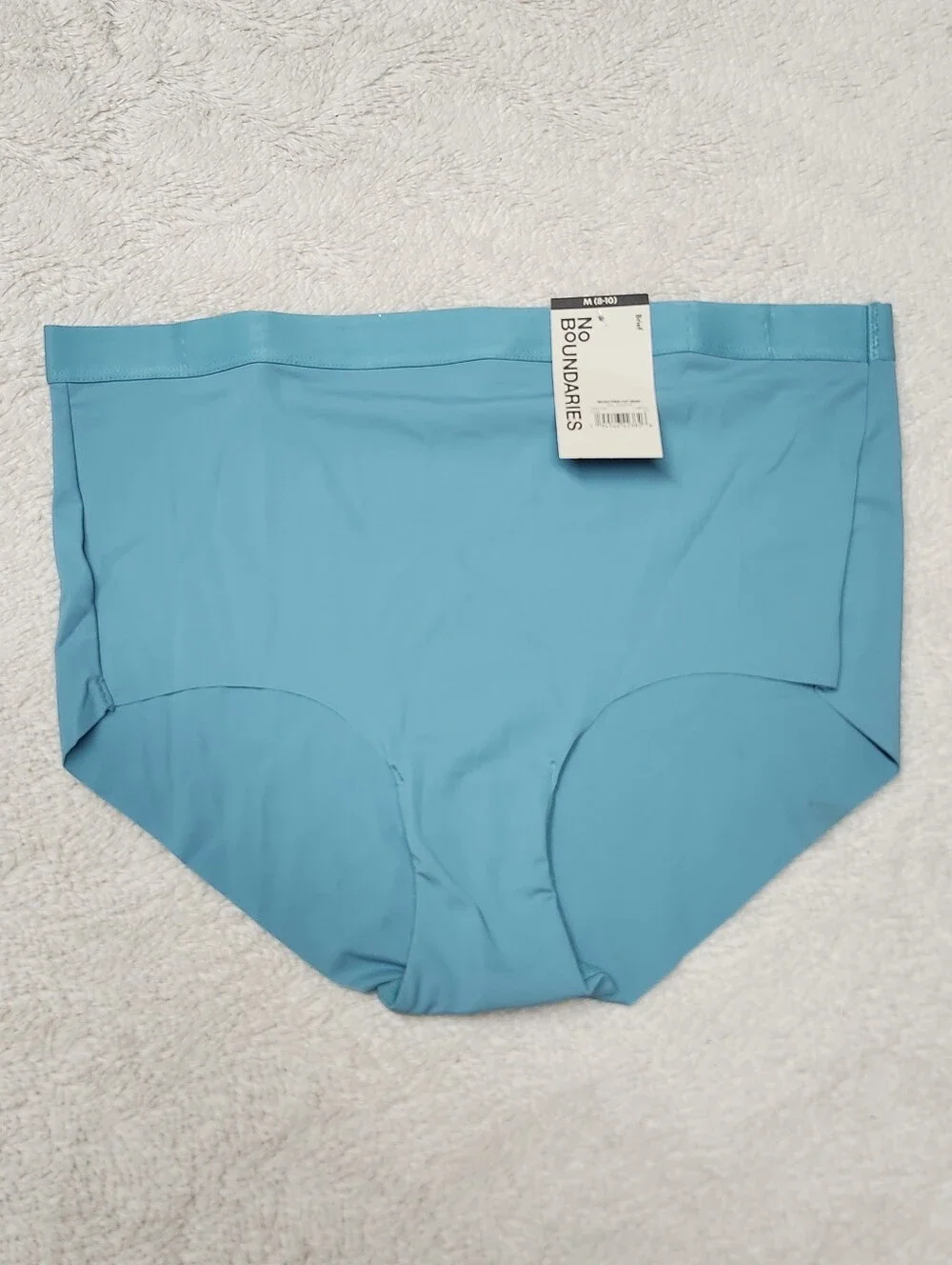 • NWT No Boundaries Women's Micro Free Cut Brief Size Medium Teal Shadow